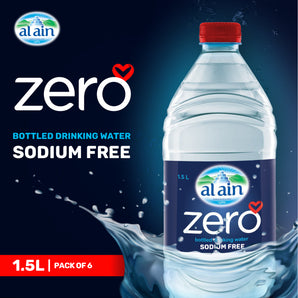 Al Ain Zero Bottled Drinking Water - 1.5L Pack of 6