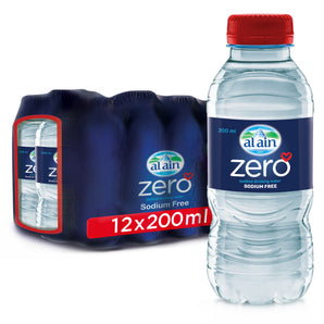 Al Ain Zero Bottled Drinking Water - 200ml Pack of 12